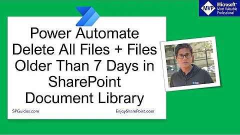 Power automate delete all files SharePoint library | Power automate delete files older than 30 days