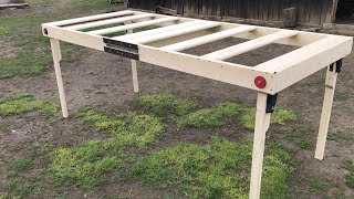 DIY FOLDABLE GARDEN TABLE