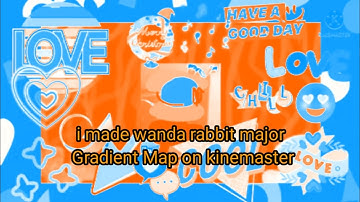 i made wanda rabbit major Gradient Map on kinemaster