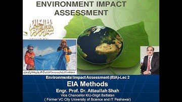 EIA Lecture Series -Lec2- EIA Methods