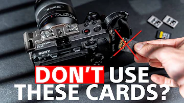 What SD Cards to use for Sony FX30/A7IV?