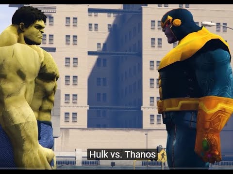 The Incredible Hulk Vs Thanos 2018