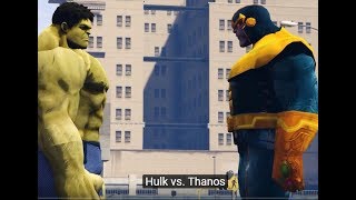 The Incredible Hulk vs THANOS 2018