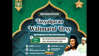 Download Lagu LIVE SIRAMAN ROHANI KH.UMED UST.METAL PERNIKAHAN EGI \u0026 DEA DS GALAHERANG-MALEBER  CHANDRA PRODUCTION MP3