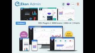 Bootstrap 5 Admin Dashboard with Admin Dashboard UI Kit – Ekan