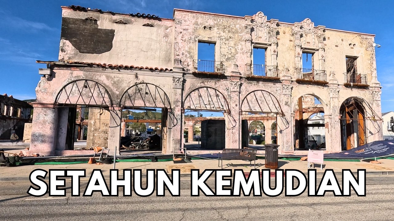 Situasi Bencana Kebakaran Terbesar di Los Angeles Setahun Kemudian