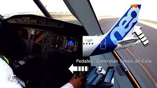 Aterrizando en Cancun un Airbus A320 Apagado del Piloto Automático y Datos interesantes