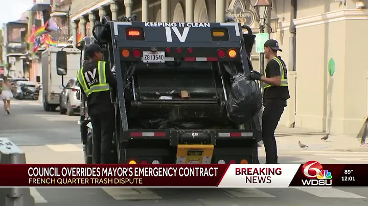 New Orleans City Council overrides mayor's emergency trash contract for Henry Consulting