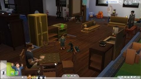 The Sims 4: Upgrade parts raining from my hands.