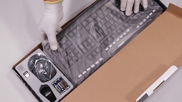 Unboxing A4 Tech Set keyboard + mouse V-Track 9200F