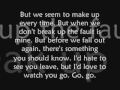 Watch you go by jordin sparks lyrics