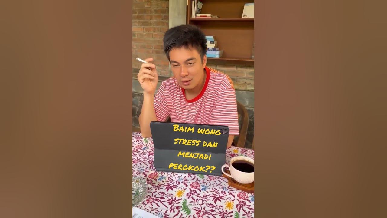 BAIM WONG MENGAKU STRESS DAN MENJADI PEROKOK?! #baimwongviral #coldplay