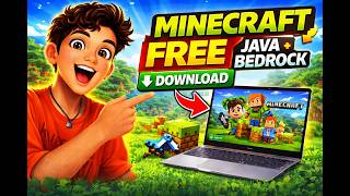 How to Download🔥" Minecraft Java + Bedrock Edition🧠 FREE on PC/Laptop (100% Working 2026)