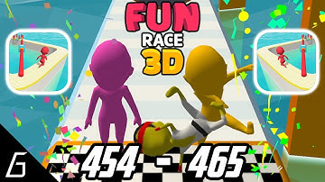Fun Race 3D | Gameplay Walkthrough | Level 454 - 465 + Bonus (iOS, Android)