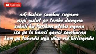 Karaoke lagu karo nuan ate ceda || TANIA BRAHMANA ||