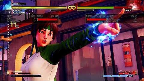 Street Fighter V Sakura 51% combo V-trigger 1 Skill 2