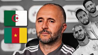 CONFÉRENCE DE PRESSE DJAMEL BELMADI - CAMEROUN ALGÉRIE (BARRAGE CDM, BENYETTOU, BELFODIL, GUEDIOURA)