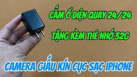 Camera giấu kín cục sạc iphone giá rẻ mẫu mới 2024, camera ngụy trang cục sạc điện thoại wifi full4k