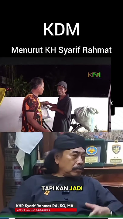 Pandangan  KH Syarif Rahmat tentang Kang Dedi Mulyadi
