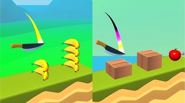 Knife Jump! Very Satisfying And Relaxing ASMR Slicing Game