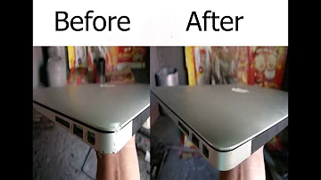 Como Desamassar Macbook Pro?