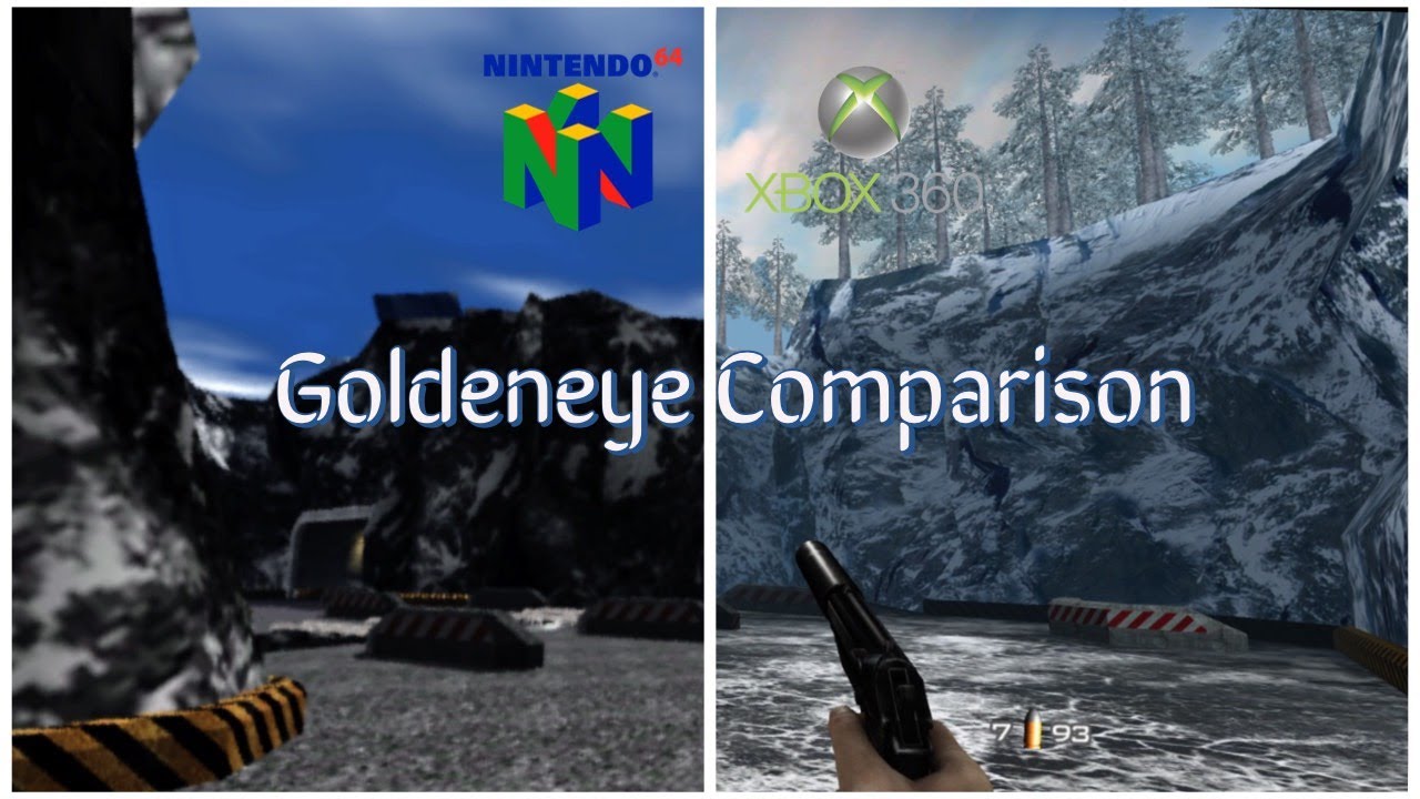 Video: GoldenEye 007 Side-By-Side Graphics Comparison (Switch & N64)