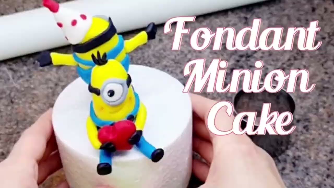 Adorable Minion Cake | Easy Fondant Topper Tutorial | Minion Love