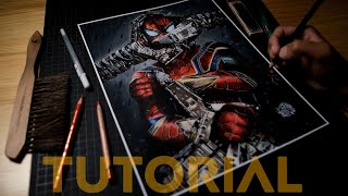 TUTORIAL - How to Draw Spider-Man │How to Draw Spiderman no Way Home screenshot 3