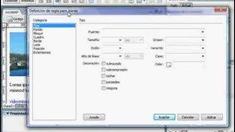 DreamWeaver cs3 - DIV y CCS gratis videotutoriales.es