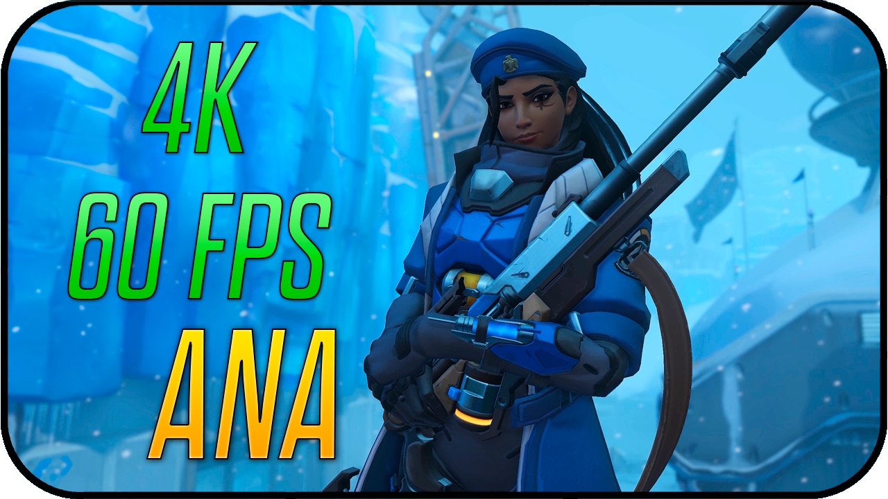 Overwatch Ana Captain Amari Animated Desktop Wallpaper 4k 60fps Youtube