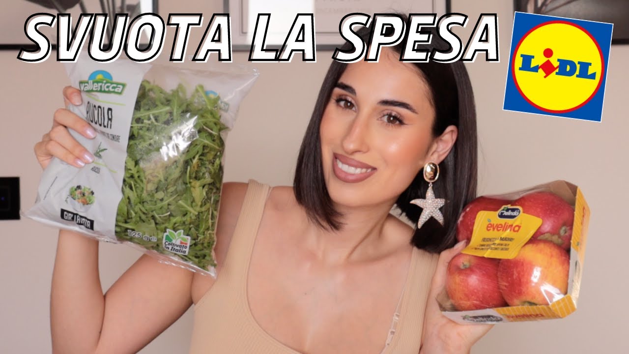 SVUOTA LA SPESA LIDL - spesa sana 🥑🍎