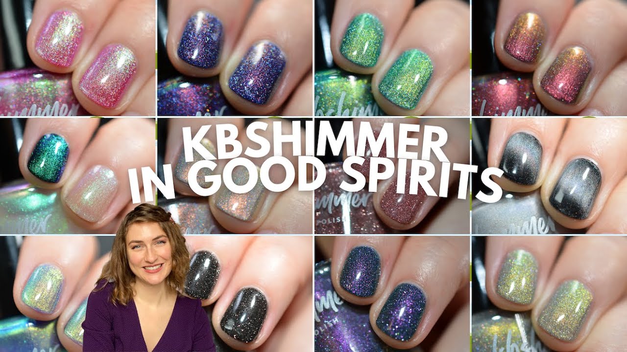 KBShimmer In Good Spirits Collection Swatches & Review 🥂 - YouTube