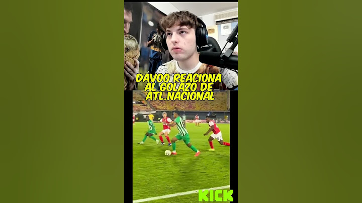 DAVOO XENEIZE REACCIONA AL GOLAZO DE ATLETICO NACIONAL #davoxeneize #atleticonacional