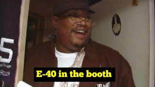 In The Lab - E-40 in the booth