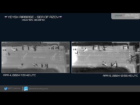 Satellite Imagery of Morzovsk, Engels-2 and Yeysk Airbases After Mass Drone Attack