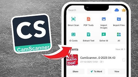 How To Convert Scans To PDF In CamScanner (QUICK GUIDE)