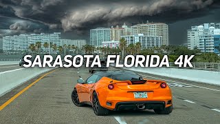 DRIVING TOUR 4K SARASOTA FLORIDA to CLEARWATER FL