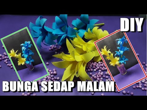  Mudah  Dan Cepat DIY Bunga Sedap Malam dari kertas ORIGAMI  