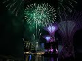 Vivid Fireworks Light Up Gardens by the Bay Supertrees 2026 | Nebula Shots