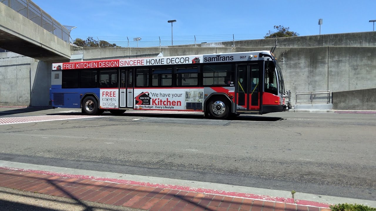SamTrans and SF Muni Buses at Daly City BART 5/23/22 - YouTube