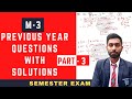3. PTU M-3 Engineering Mathematics Previous Year Questions || Questions With Solutions || Easy Way