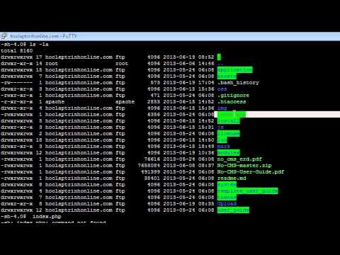 server linux  2022 Update  Làm việc với linux server thông qua putty