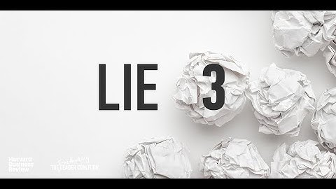 Lie 3: The Best Companies Cascade Goals