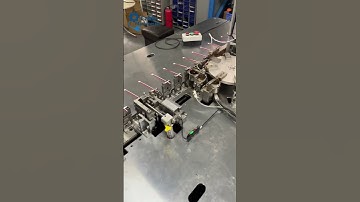 How Automatic Terminal Crimping Works#shorts