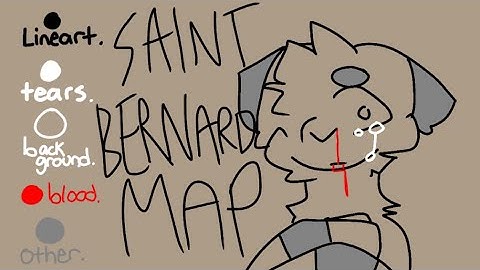 Saint Bernard | CLOSED OC LINEART MAP | BACKUPS NEEDED  | Beginner Friendly [13+]