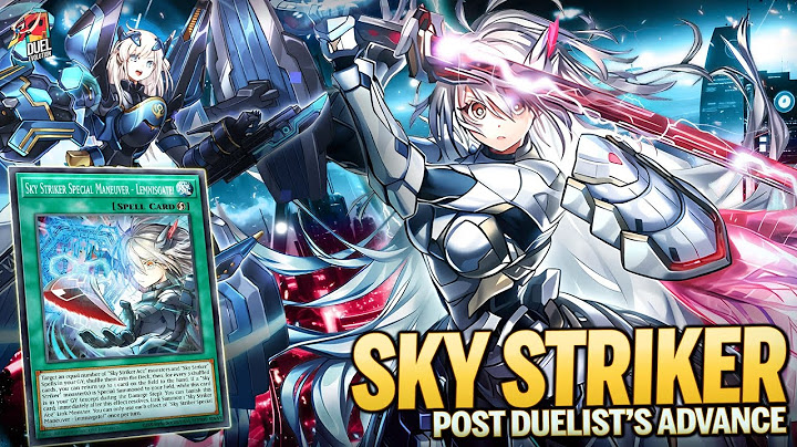 Deck Sky Striker Post Duelist's Advance |MDPRO3| Replays 🎮 + Decklist ✔️