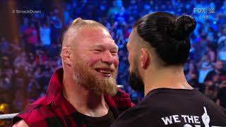 Brock Lesnar Attacks Roman Reigns \& F5's The Usos | WWE SmackDown 1st Oct 2021 | Full Segment