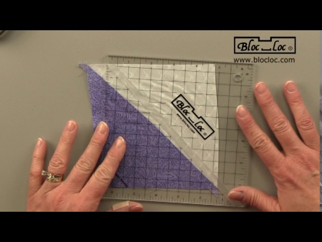 Bloc Loc Half-Square Triangle Ruler 4 1/2 x 4 1/2