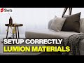 How to Correctly Setup the Materials in Lumion #Shorts