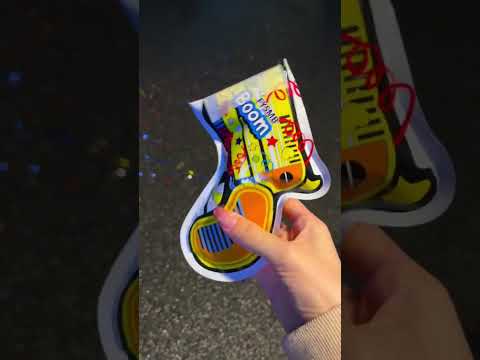 Inflatable paper fireworks